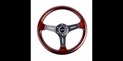 NRG Classic Wood w/ Matte Black Spoke Style Steering Wheel 320mm